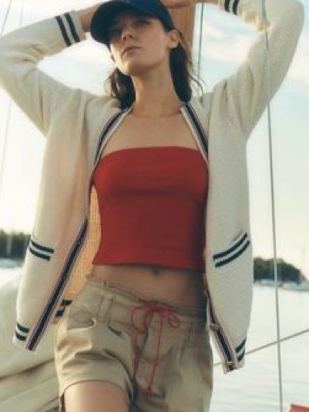 Pilcro Anthropologie pleated tie detail mini shorts NWT Sz 29 khaki
